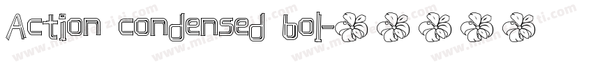 Action condensed bol字体转换